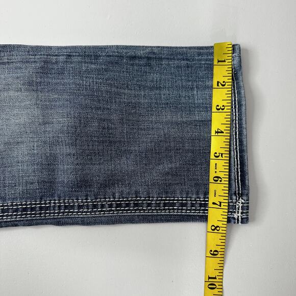 Vigoss Jeans Womens 5 The New York Capri Embroidered Pocket Distressed Denim - Picture 15 of 16